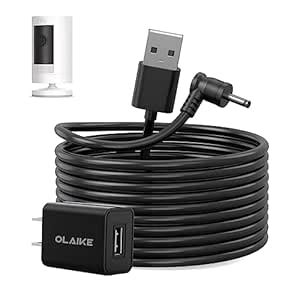 Buy OLAIKE 5m/16ft Charge Cable with DC Power Adapter Compatible with ...