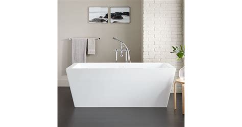Signature Hardware 480898 Eaton 67" Acrylic Air Tub with Integrated ...