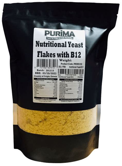 Buy Nutritional Yeast Flakes UK shop Online Bulk Nooch Vegan with B12