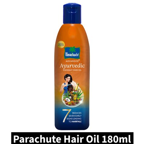 Parachute Advansed Ayurvedic Coconut Hair Oil, 180 ml – KartWalk
