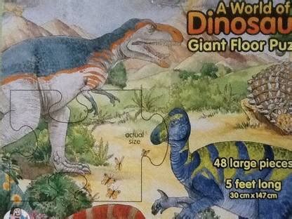 A Frank Schaffer Publication World Of Dinosaurs Giant Floor Puzzle ...
