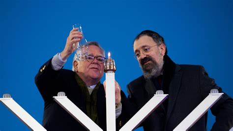 Nashville menorah lighting at Public Square Park in photos