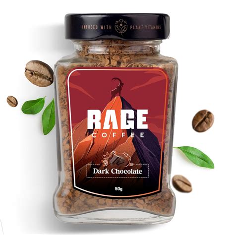 Rage Coffee Dark Chocolate Instant coffee - Premium Arabica Instant ...