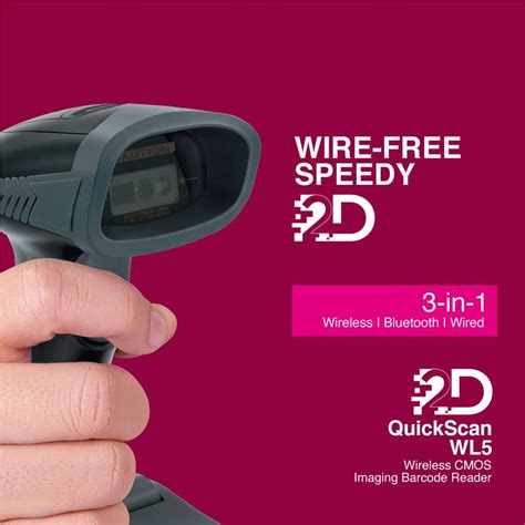 FINGERS 2D-QuickScan WL5 Wireless Barcode Scanner - Smartech Computers