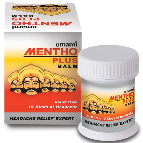 Buy Emami Mentho Plus Balm, 25 ml | 19 Minutes Delivery | Apollo Pharmacy