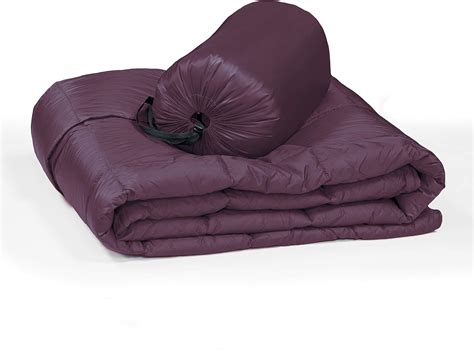 Amazon.com: Outdoor Packable Down Throw Blanket for Camping, Traveling ...