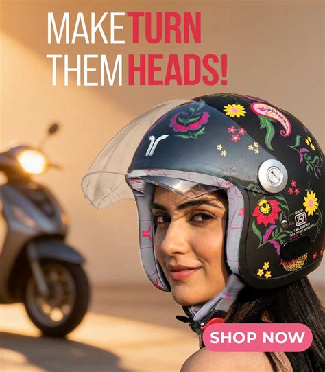 Tvarra - Women's Helmets | ISI Certified Ladies Helmet India