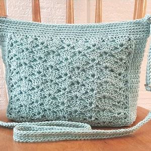 Buy Crochet Bag PATTERN Lace Panel Crossbody Bag DIY Crochet Online in ...