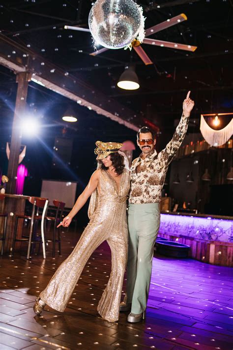 Disco Fever Was the Theme of This Couple’s First Anniversary | Disco ...