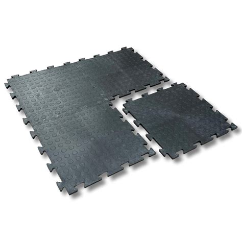 Interlocking Garage Flooring Tiles Heavy Duty 12mm thick workshop floor ...