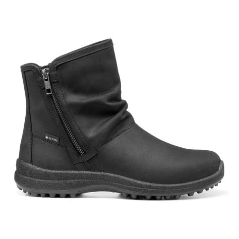 Black | Women's Waterproof Ankle Boot | Terrain GTX Boots | Hotter UK