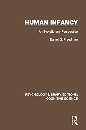 Human Infancy: An Evolutionary Perspective (Psychology Library Editions ...