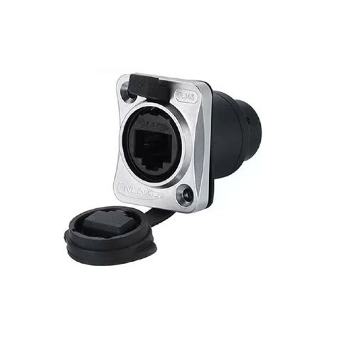 IP67 Waterproof Connector Dual RJ45 Female Ethernet – REES52