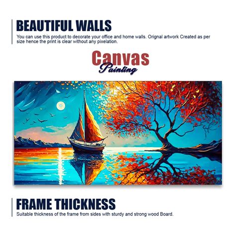Amazing Scenery of Night View Canvas Wall Painting – Decor Mantra