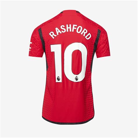 adidas Manchester United 23/24 Home Shirt Authentic with Rashford 10 ...