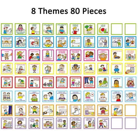 Youngever Reward Chart, Responsibility Chart, Magnetic Chore Chart,"Way ...