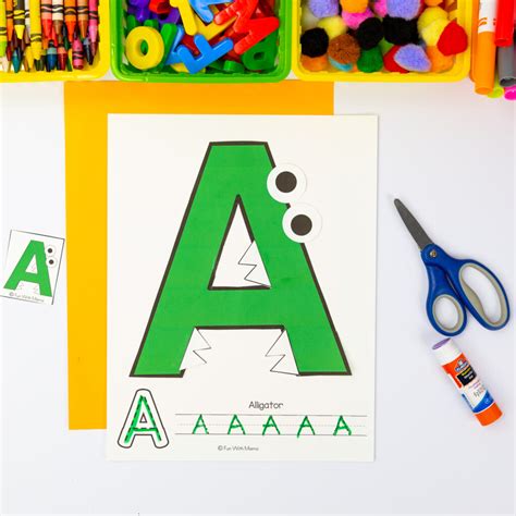 25 FUN Letter A Crafts + FREE PRINTABLES