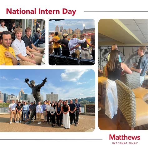 Matthews International on LinkedIn: #nationalinternday #gratitude