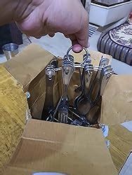 Parage 25 Pieces Imperio Premium Stainless Steel Cutlery Set for Home ...