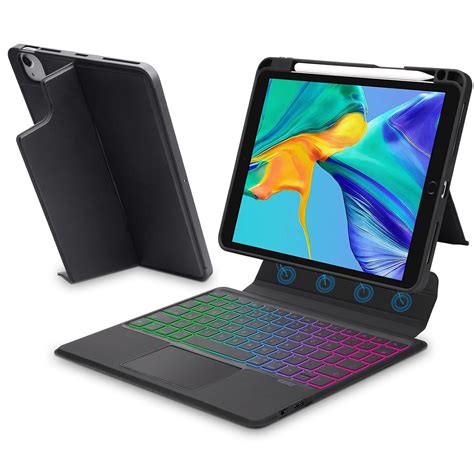 GOKOCO iPad 10.2 Inch Keyboard Case For 9Th/8Th/7Th Generation ...