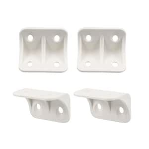 DTGN 36x24x24mm(LxWxH) Plastic Corner Brackets -20Pack - Good for ...