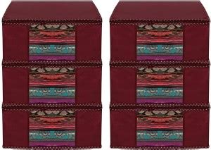 Ankit International Cloth cover storage box saree cover Premium Saree ...