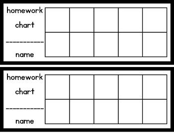 Image result for Homework Chart
