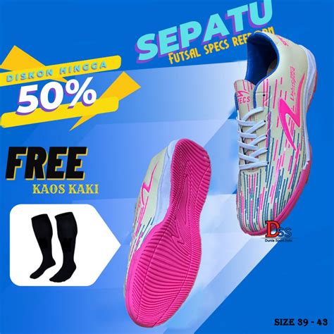 Jual Sepatu Futsal Specs Reborn Free Kaos Kaki Terbaru Dan Terlaris ...