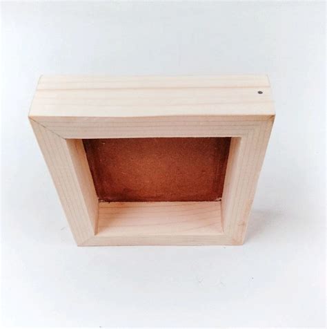 Miniature Wooden Doll Frames - Square