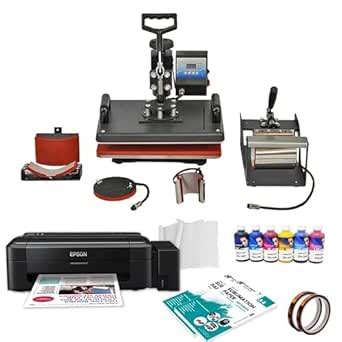 Print Digits 5 in 1 Combo Sublimation Printing Machine Full Setup