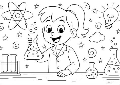 Ezpz Science Coloring Pages