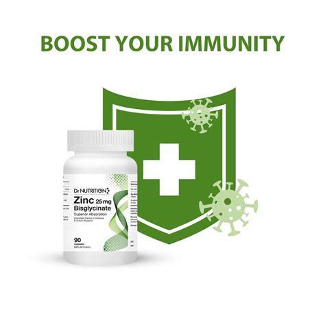 Zinc Immune Support Supplement - Increases Body's Immune System and Energy - Promotes Healthy ...