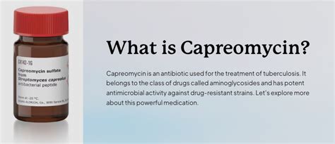 What is Capreomycin - Drug Information, Side Effects and Uses – Caresupp.in