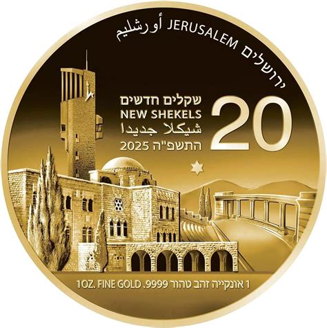 20 New Shekels (Hebrew University of Jerusalem) - Israel – Numista