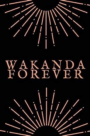 Buy Wakanda Forever: BLACK PANTHER FANS - 6x9 Wakandan Kingdom Inspired ...