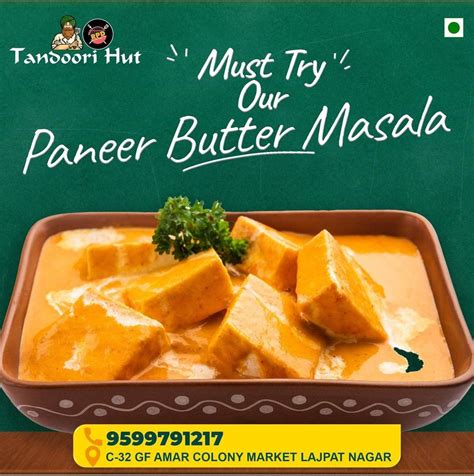 Menu at Tandoori Hut RPD, New Delhi