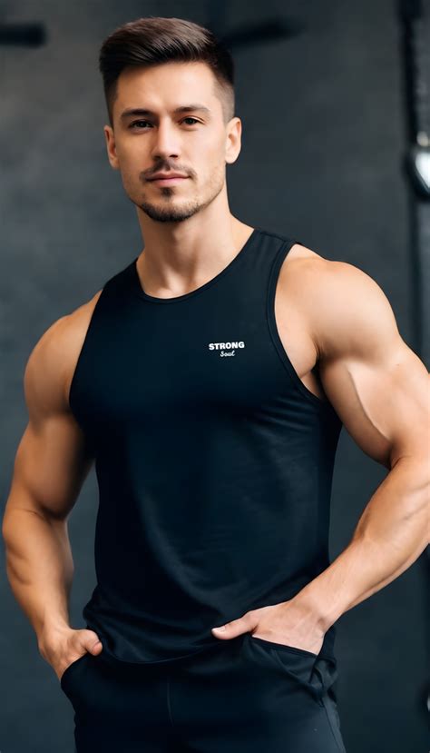 Black StrongFlex Elite Tank - Apple Cut | Premium Gym Tank Top | 15 Day ...