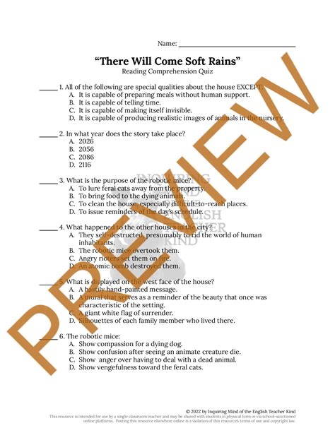 August 2026: There Will Come Soft Rains : Ray Bradbury : Free ...