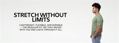 Stretchable Regular Fit T-Shirts | UltraMove Comfort & Flexibility ...