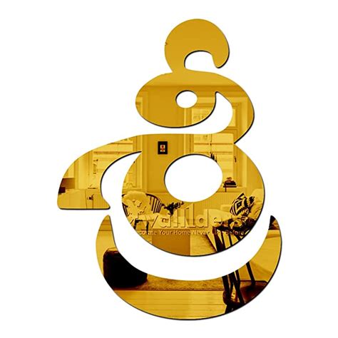 Buy Wall1ders - Telugu Shree Mirror Stickers for Wall, Acrylic Mirror ...