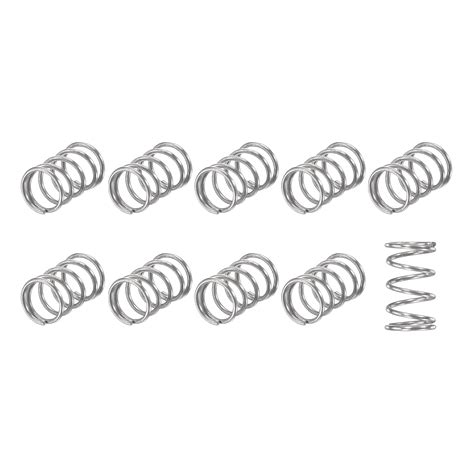 METALLIXITY Compression Springs (0.3x3mm OD,5mm Free Length) 20Pcs, 304 ...