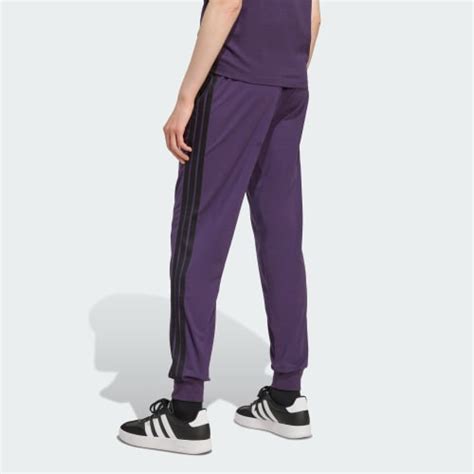 adidas Essentials 3-Stripes Jogger Pants - Purple | adidas India