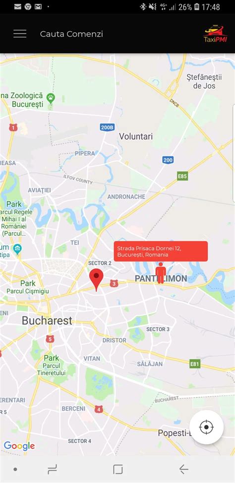 Aplicatie Mobile Android & iOS pentru Comenzi Taxiuri - Taxi PMI