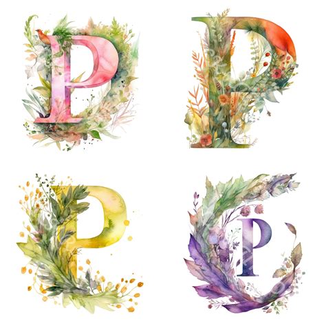 Letter P Clipart, 12 Letter P PNG, Letter P Canvas, Letter P Printable, Letter P Illustration ...