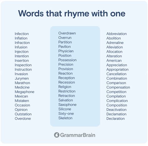 What Words Rhyme With Bars at Christopher Larochelle blog