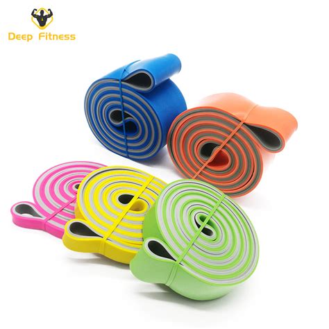 Custom Latex Stretch fitness resistance band set, Pull Up Resistance ...