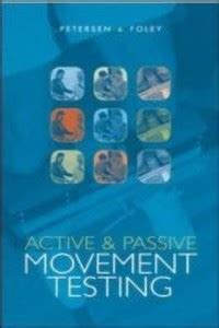 Active and Passive Movement Testing: Buy Active and Passive Movement ...