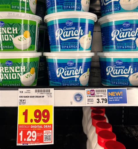 Kroger Sour Cream and Dips ONLY $1.29! - Kroger Krazy