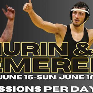 Iowa Greats Max Murin & Michael Kemerers MS Wrestling 2 Day Camp ...