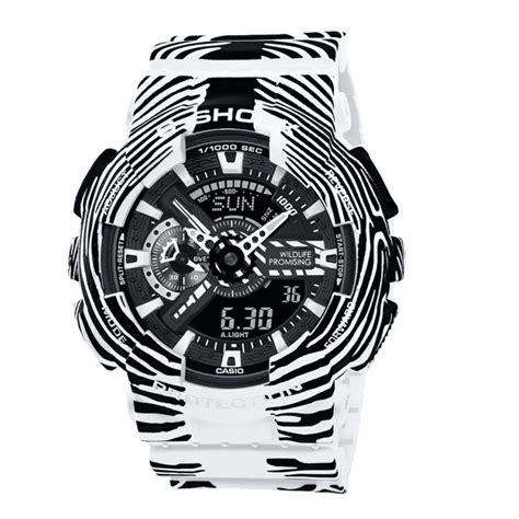 CASIO G1200 G-SHOCK GA-110WLP-7ADR Grevy’s zebra Look Men’s Watch – Sai ...